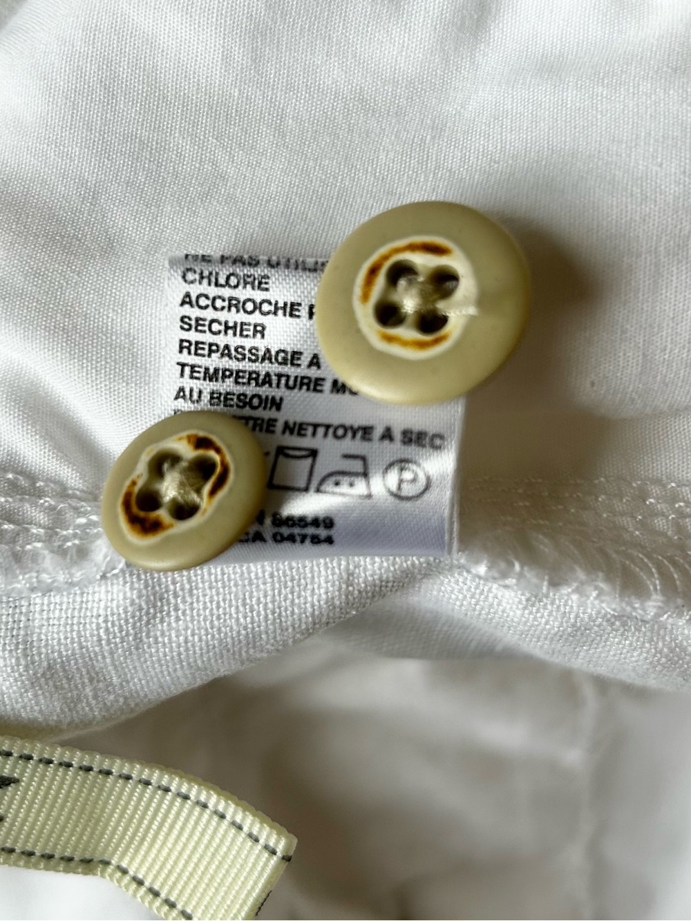 Tommy Bahama Relax 100% Linen White Wide Leg Pants Medium Coastal Resort - Picture 8 of 8